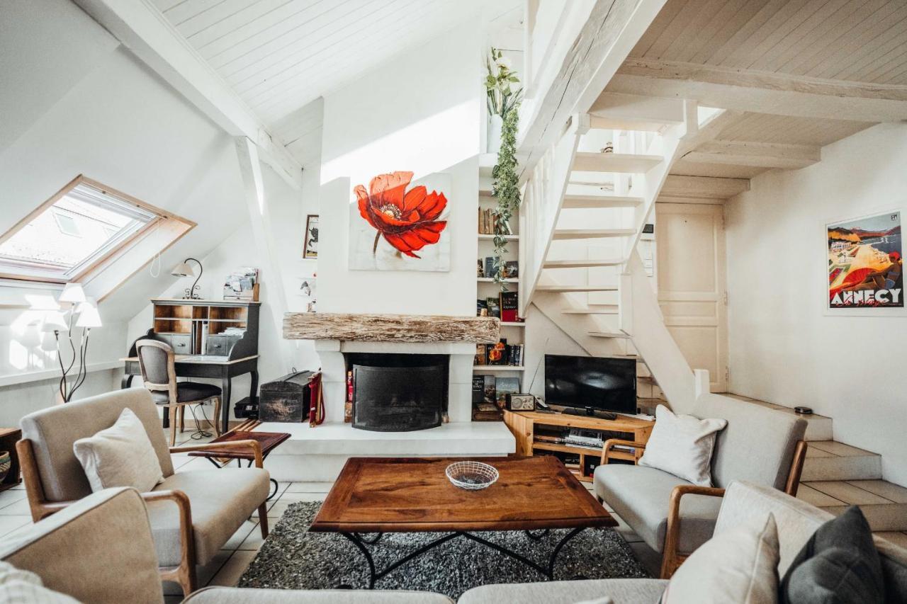Le White Flat Exceptionnel Proche Lac Apartment อานซี ภายนอก รูปภาพ
